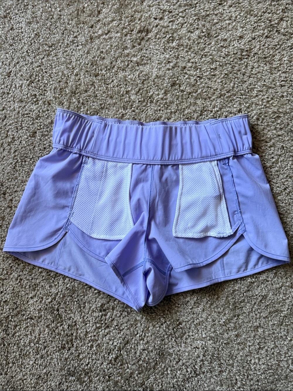 Hurley lavender drawstring board shorts light purple 2 pockets mid rise - Picture 5 of 6